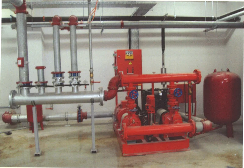 Fire pump set