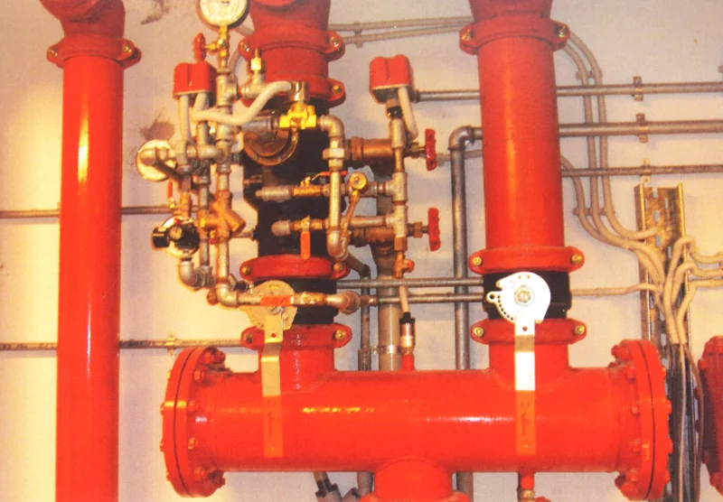 Alarm valve to American standards