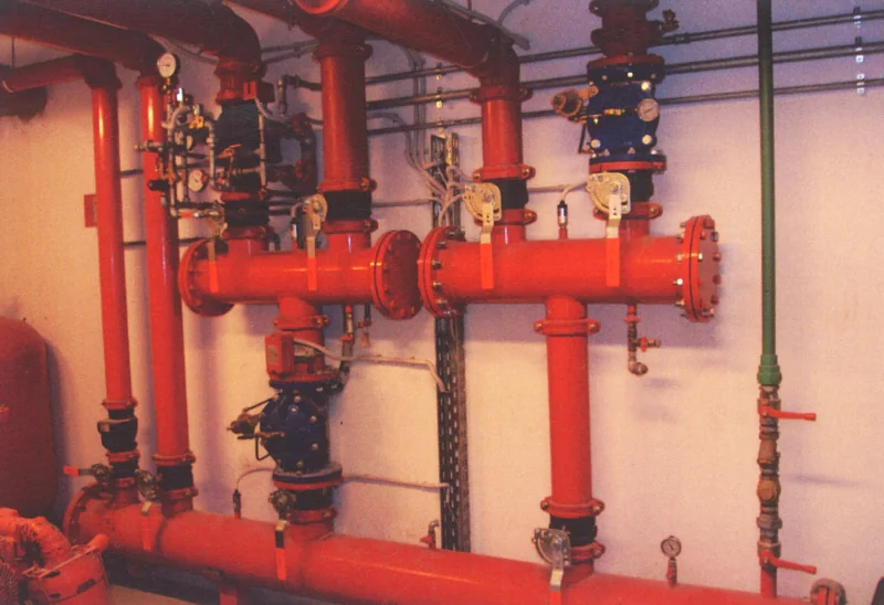 Alarm valve to American standards