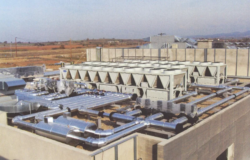 Connections to chillers