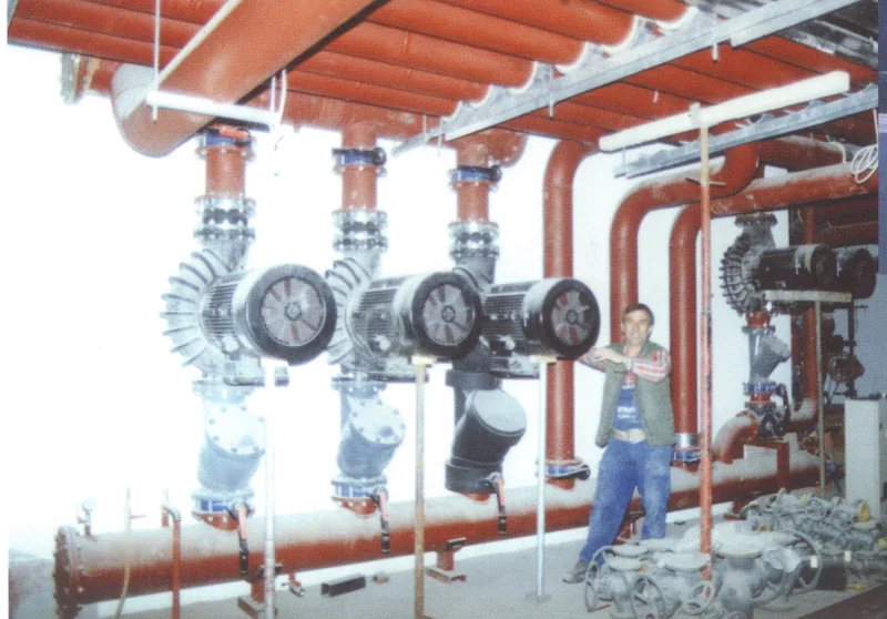 Air conditioning pipework