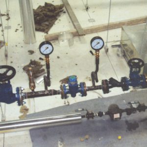 Steam pressure regulating station